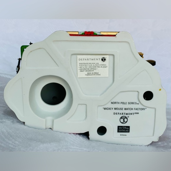 Department 56 Disney Christmas Village Mickey Mouse Watch Factory - Picture 11 of 16